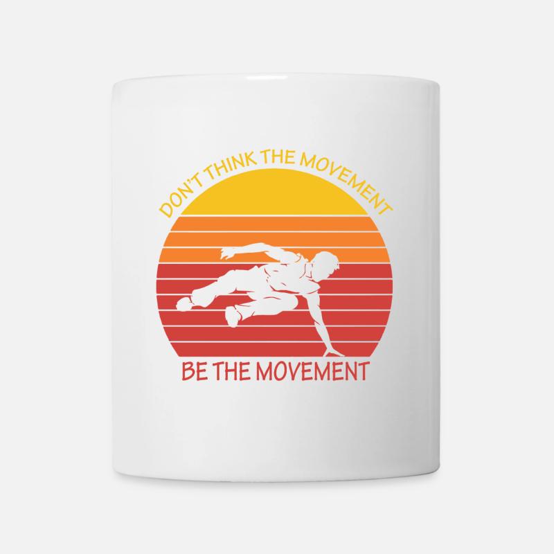 NE PENSEZ PAS QUE LE MOUVEMENT SOIT LE MOUVEMENT Parkour - Mug blanc - blanc