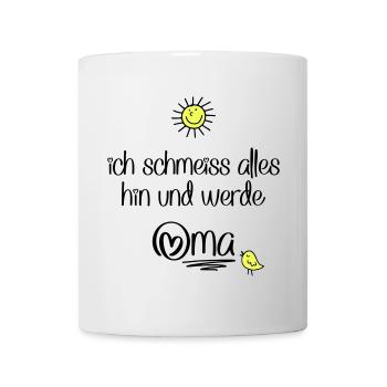 lustige Sprüche für Oma - Tasse - Weiß - Vorne