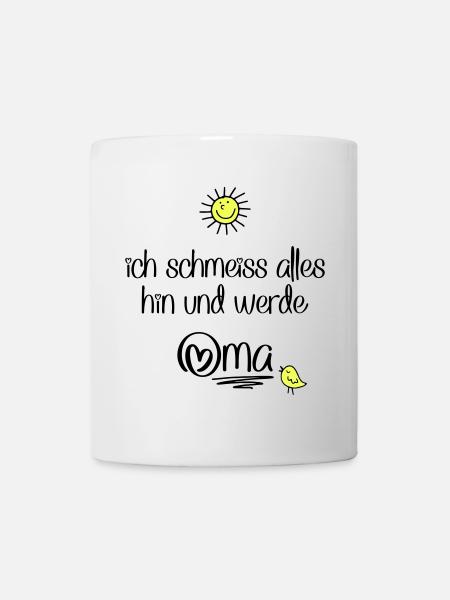 lustige Sprüche für Oma - Tasse - Weiß