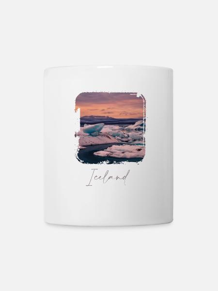 Lagune Islande - Mug blanc - blanc