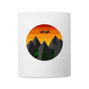 Hiking geometric - Mug - white - Front