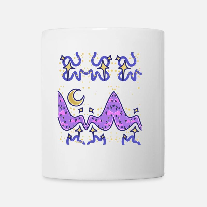 Ciel nocturne funky - Mug blanc - blanc