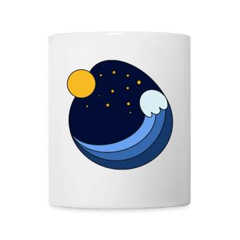 Nightwave - Tasse - Weiß - Vorne