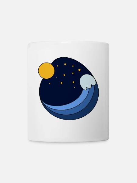 Nightwave - Tasse - Weiß