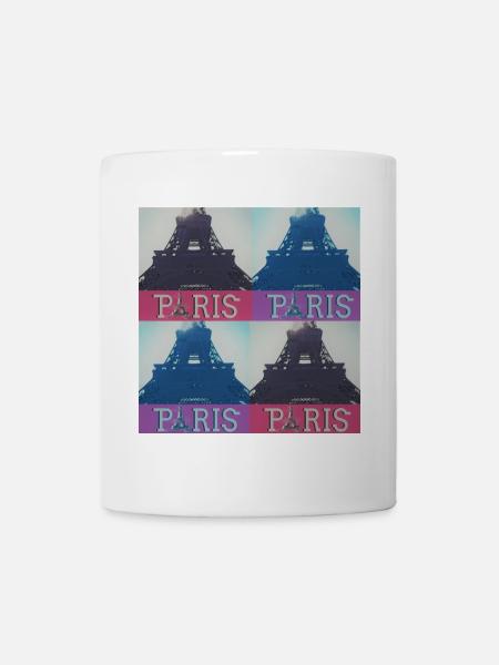 paris eiffel - Tasse - Weiß