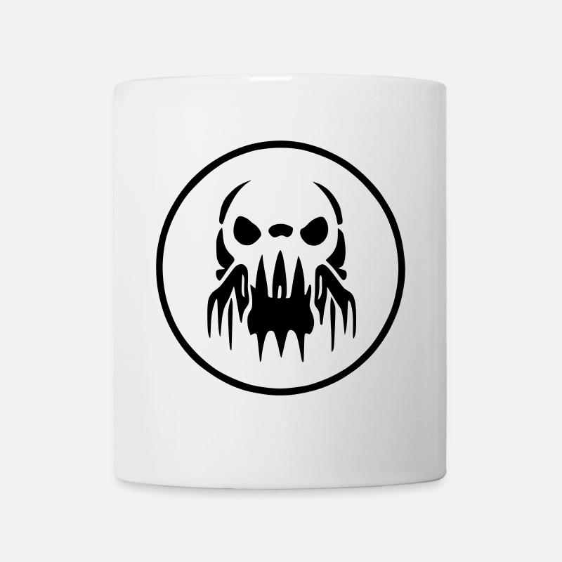 Logo Zombie Alien - Tasse - Weiß
