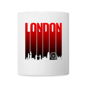 London Skyline Red Gradient - Mug - white - Front