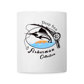Pêcheurs en haute mer - Mug blanc - blanc - Devant