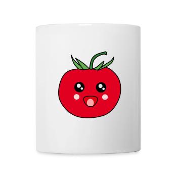 Funny Tomato Food Design Kawaii Gift - Mug - white - Front