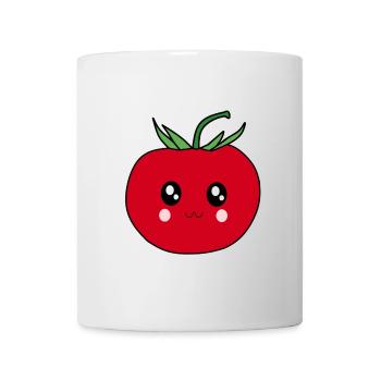 Funny Tomato Food Design Kawaii Gift - Mug - white - Front