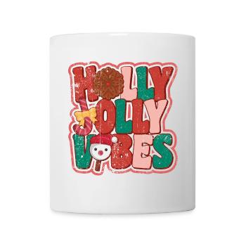 Holly Jolly Vibes - Mug - white - Front