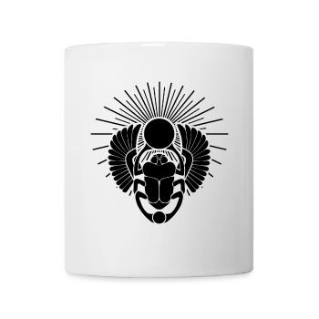 Egyptian winged beetle | God of Ancient Egypt - Mug - white - Front