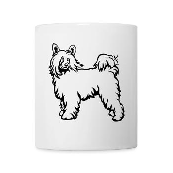 Bouffée de poudre à crête chinoise - Mug blanc - blanc - Devant
