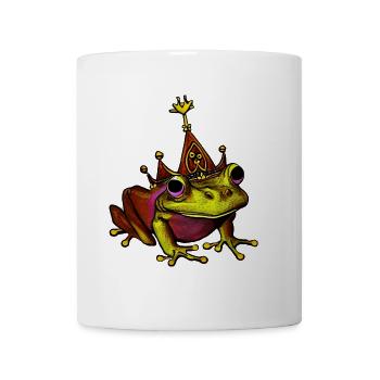Crowned Queen Frog - Mug - white - Front
