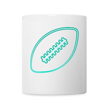 Joueur de football américain - Mug blanc - blanc - Devant