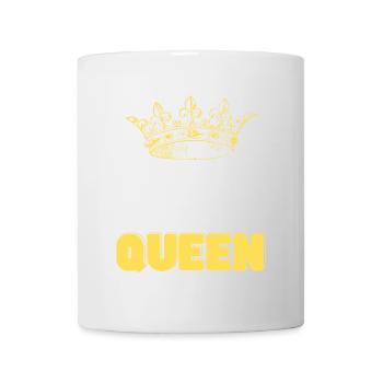 Korbball Queen goldene Krone - Tasse - Weiß - Vorne