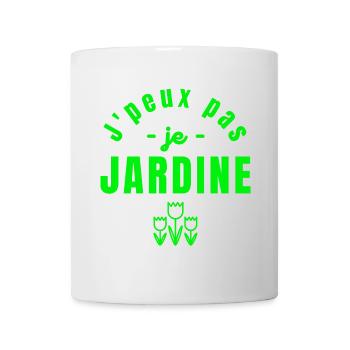 jardin, jardinage, fan de jardinage - Mug blanc - blanc - Devant