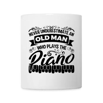 Pianist Opa - Tasse - Weiß - Vorne