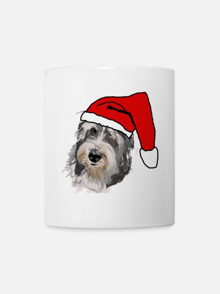 Bearded Collie - Mug - white