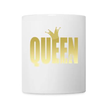Königin der Küche - goldene Krone - Tasse - Weiß - Vorne