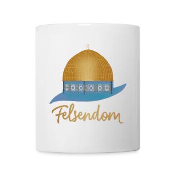 Jerusalem, Tempelberg, Felsendom - Tasse - Weiß - Vorne