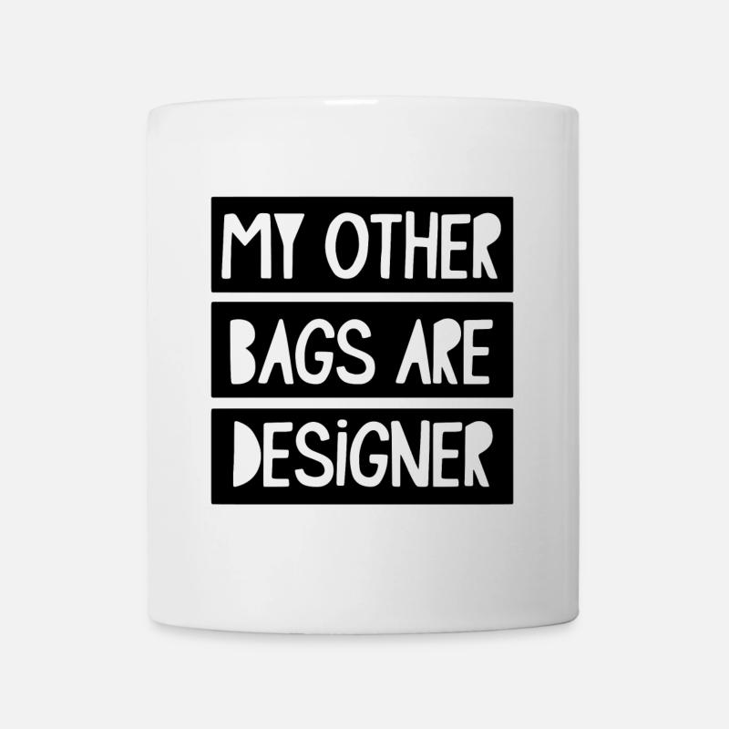 Mes autres sacs sont design - Mug blanc - blanc