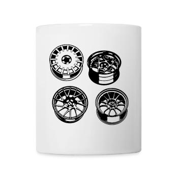 Jantes - Mug blanc - blanc - Devant