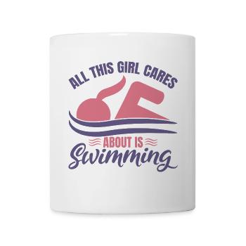 Nageuses Filles - Mug blanc - blanc - Devant