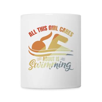 Profischwimmerin - Tasse - Weiß - Vorne
