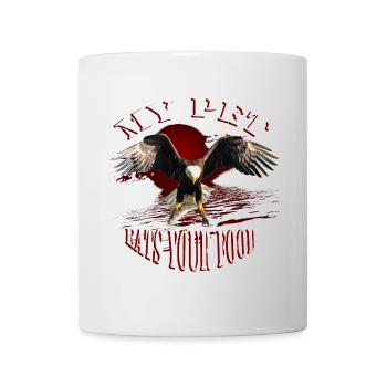 Mon animal mange votre nourriture Aigle poisson - Mug blanc - blanc - Devant