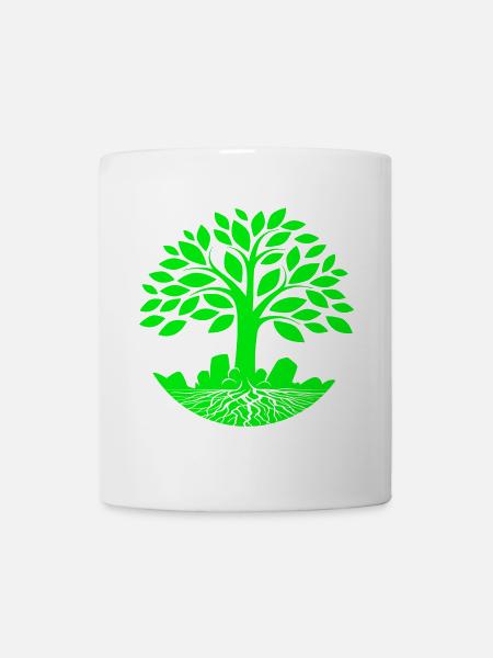 arbre de vie, zen, écologie - Mug blanc - blanc