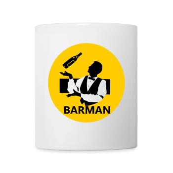 Barkeeper - Tasse - Weiß - Vorne