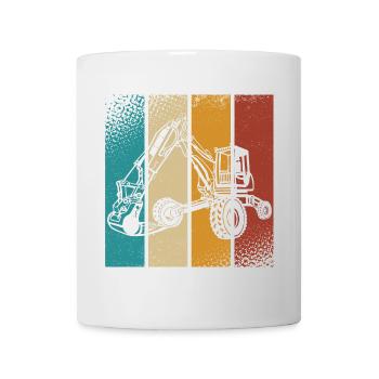 Excavator - Mug - white - Front