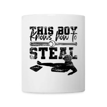 Baseball Junge - Tasse - Weiß - Vorne