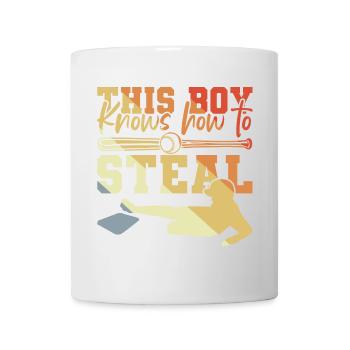 This boy knows how to play - Mug - white - Front