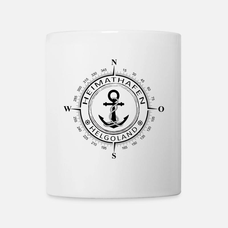 Heimathafen Helgoland - Tasse - Weiß