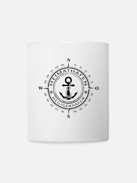 Heimathafen Heiligenhafen - Tasse - Weiß