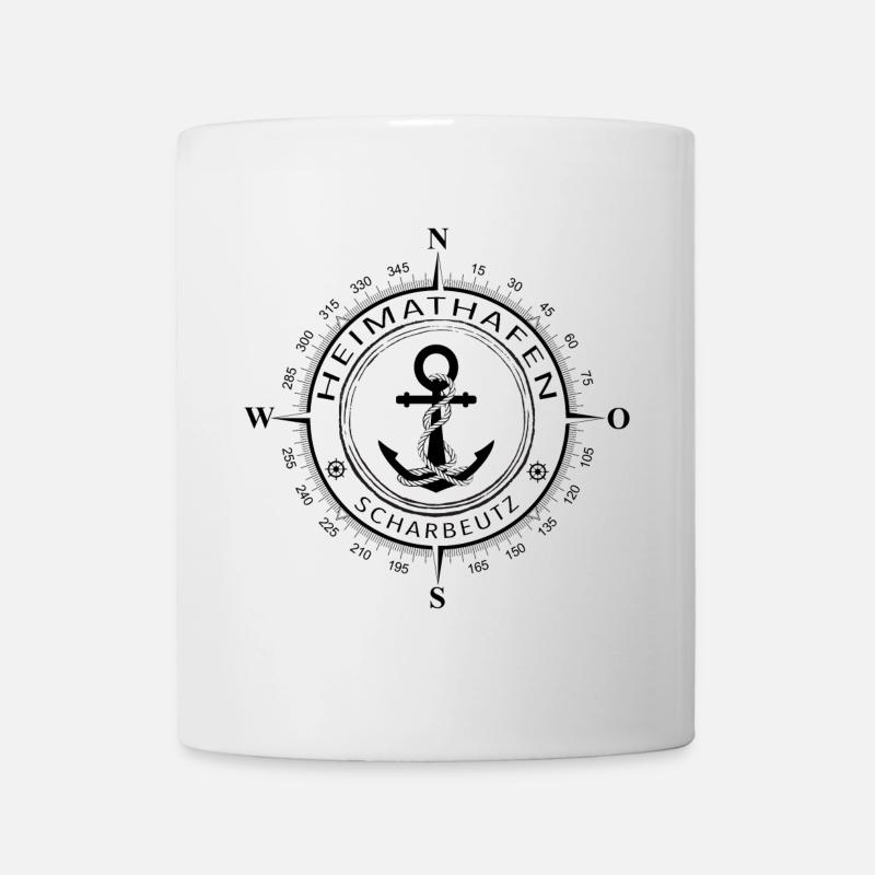 Heimathafen Scharbeutz - Tasse - Weiß