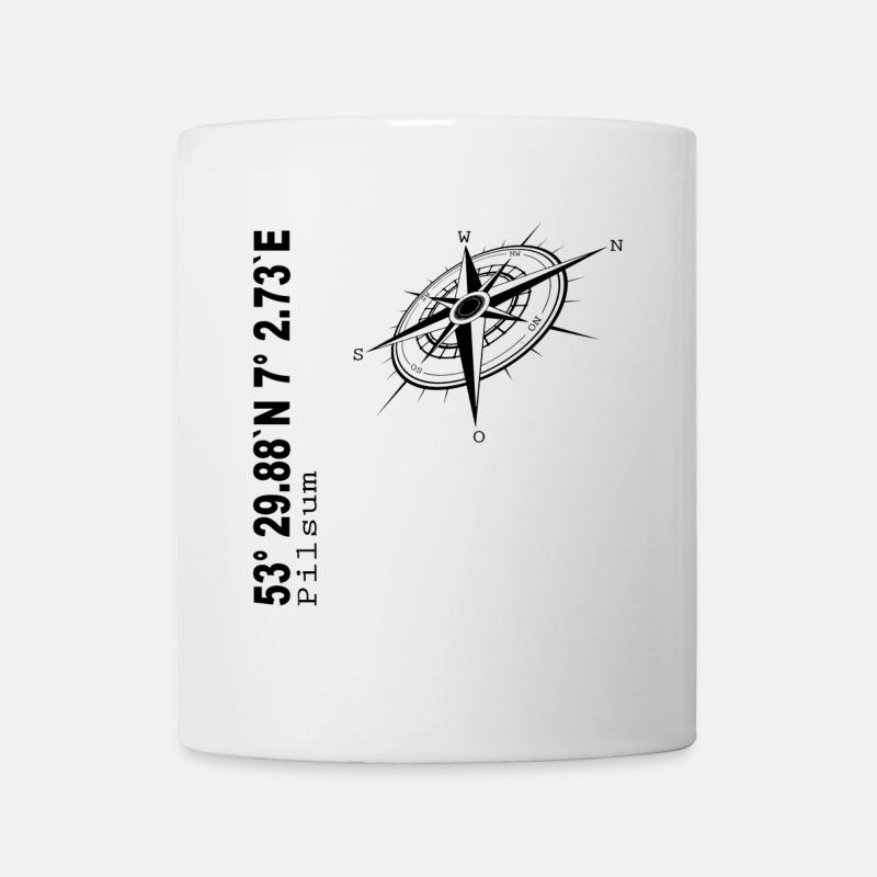 Pilsum - Tasse - Weiß