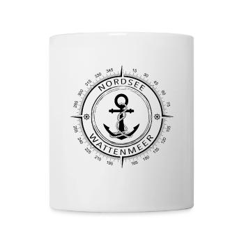 Nordsee - Wattenmeer - Tasse - Weiß - Vorne