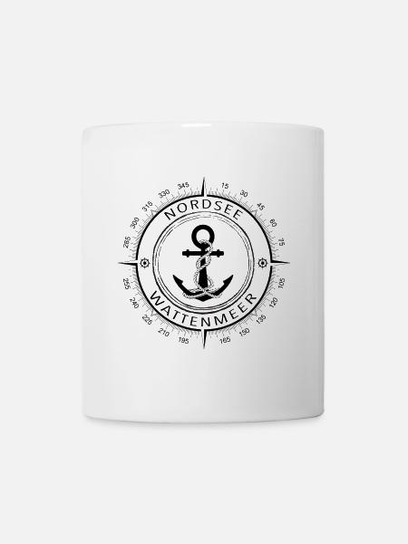Nordsee - Wattenmeer - Tasse - Weiß
