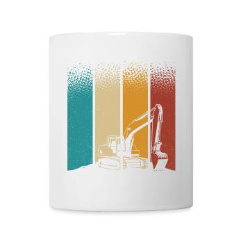 Excavator - Mug - white - Front