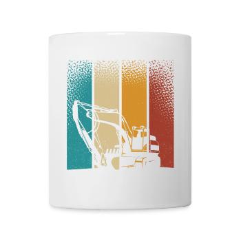 Excavator - Mug - white - Front