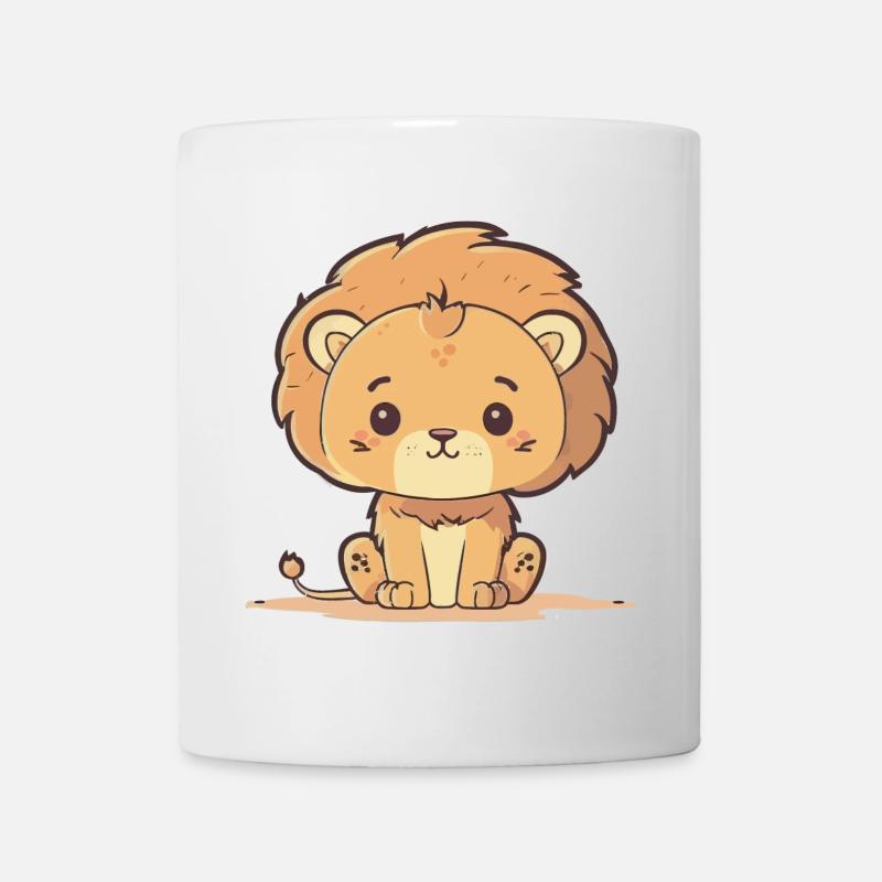 Lion cub - Mug - white