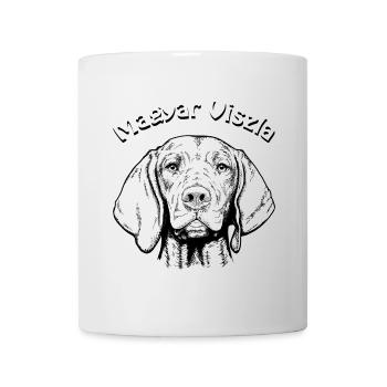 Magyar Viszla Kurzhaar Portrait - Tasse - Weiß - Vorne