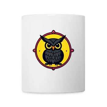 schönes lustiges eulenmotiv - Tasse - Weiß - Vorne