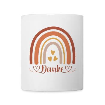 Danke  - Tasse - Weiß - Vorne