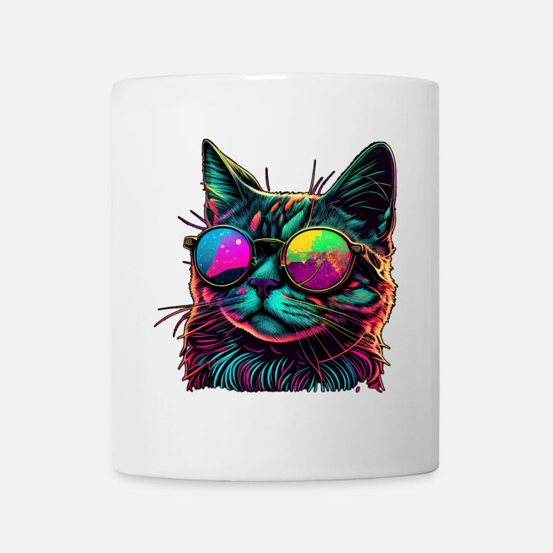Cool cat - Mug - white