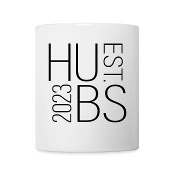 Hubs Est. 2023 Married Couple Husband Wedding - Mug - white - Front