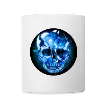 mystérieux crâne de verre en apparence de verre - Mug blanc - blanc - Devant